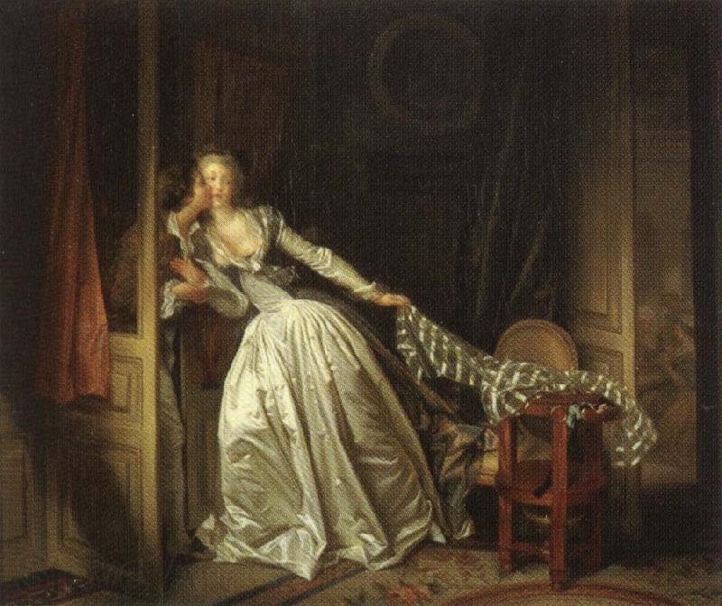 Jean-Honore Fragonard The Stolen Kiss